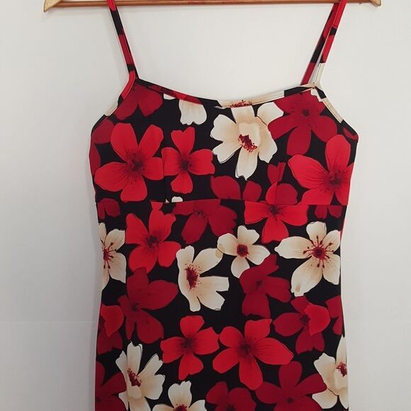 Reitmans Red Floral Mini Dress - Picture 10 of 12